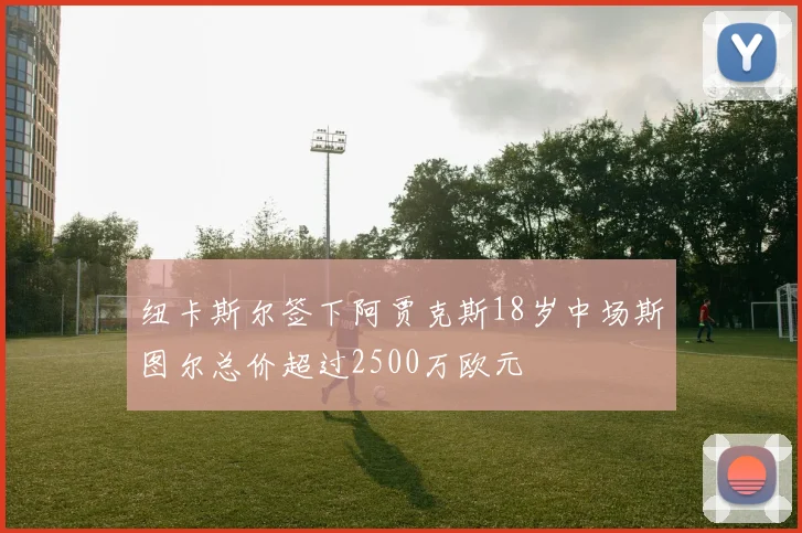 纽卡斯尔签下阿贾克斯18岁中场斯图尔总价超过2500万欧元